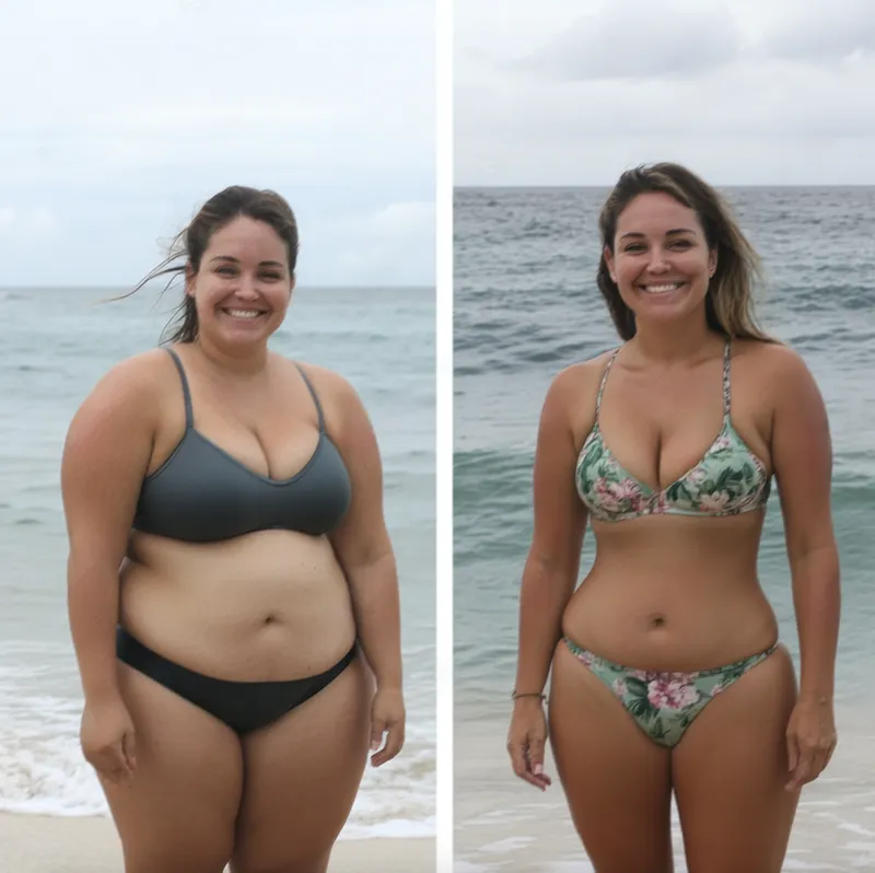 Amanda, 32 before and after